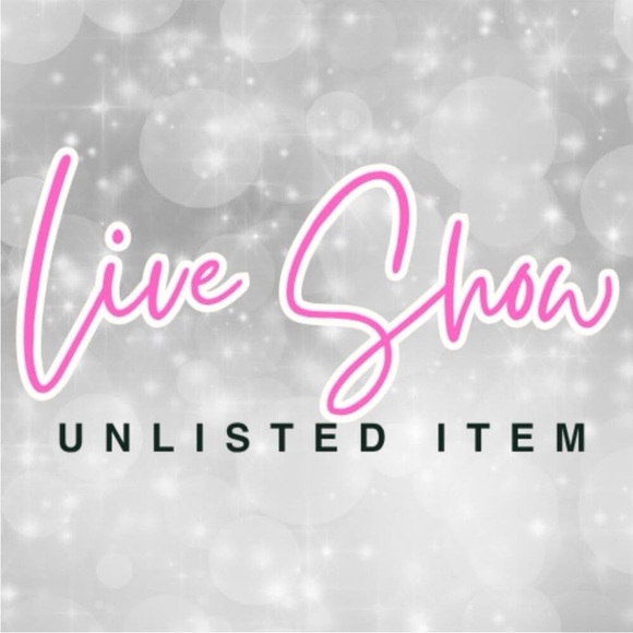 Jewelry - unlisted live show item